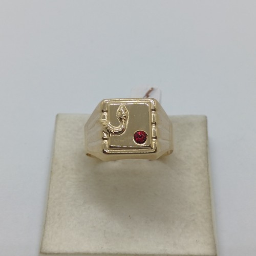 Anello uomo con serpente - uomo, e