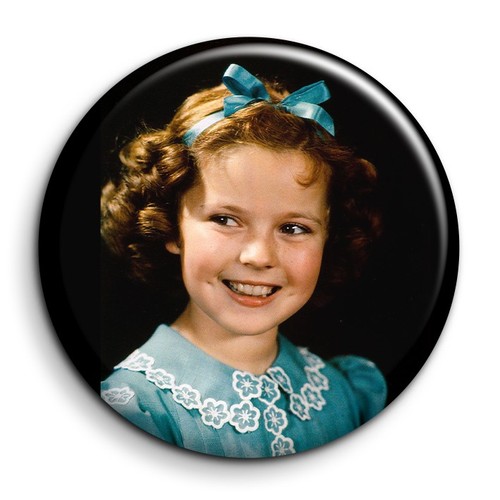 Shirley temple badge 38mm - badge,
