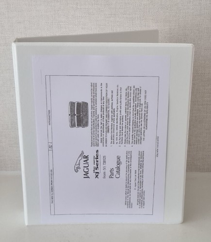 Manuale ricambi jaguar - manuale,