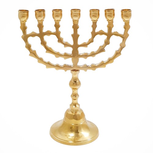 Menorah placcata oro - 7, rami