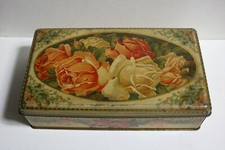 scatola latta BISCOTTI SAIWA circa 1920 L'Americana Sampierdarena Genova