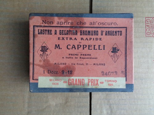 Antica scatola per lastre - per,