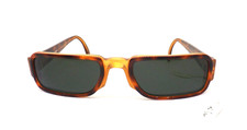 Occhiali da sole uomo plastica marrone anni 80 vintage made italy nuovo OLIVER 