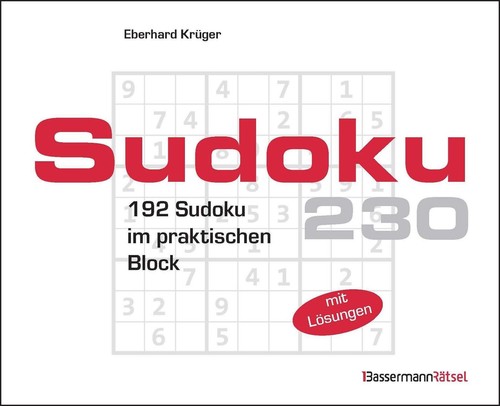 Sudokublock 230 eberhard - sudokublock,