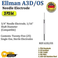 Elettrodo ad ago Ellman A3D/OS