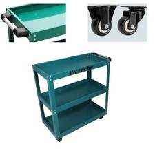 Carrello a 3 ripiani porta attrezzi multiuso per officina a 3 piani max 100 KG