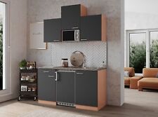 Cucina Mini Cucina Singola Cucinino Incasso Faggio Grigio Casella Gerda 150 CM