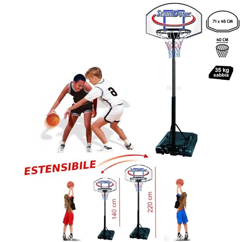 Canestro basket regolabile 140 - canestro,