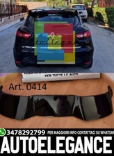 SPOILER TETTO LOOK RS IN ABS PER RENAULT CLIO  4 IV STANDARD NERO LUCIDO