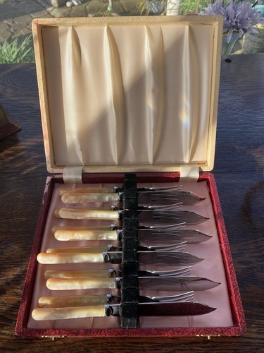 Posate pesce vintage - , in