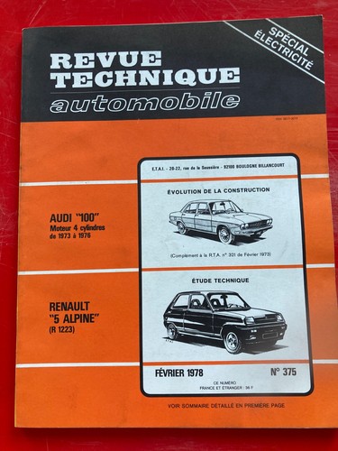 Rta revue technique 375 - rta,