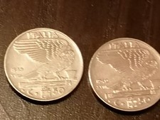 2 Monete 50 CT   Vittorio