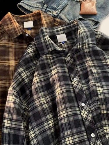 Camicia quadri manica lunga - a,