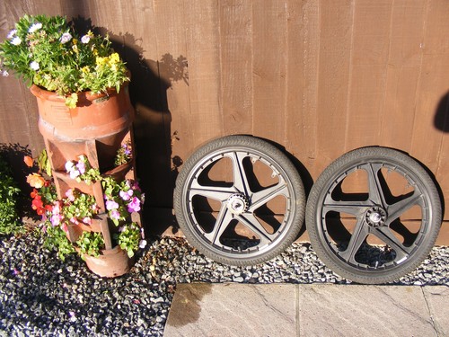 Coppia ruote bmx - ruote, mag