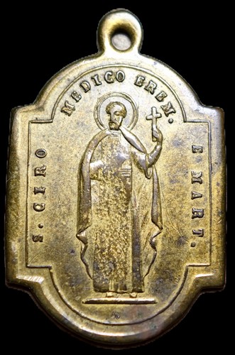 Medaglia san ciro - -, santa