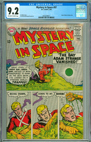 Mystery space cgc 9 2 - mystery,
