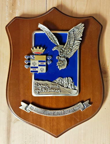 Crest legno metallo smaltato - crest,