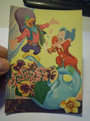 Cartolina vintage walt - cartolina,