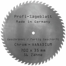 Cv-Sägeblatt 700 X 35 MM