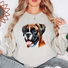 Boxer cane donna felpa animali amante degli animali domestici donna...