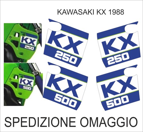 Kit adesivi kawasaki - kawasaki, kx