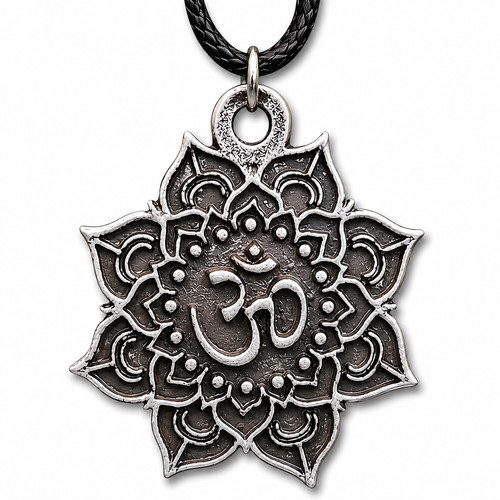 Collana ciondolo lotus - collana,