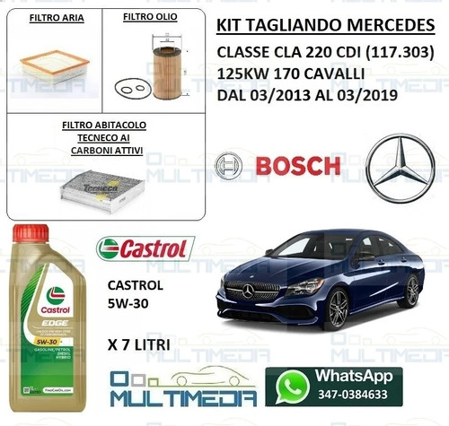 Tagliando filtri bosch e - 3,