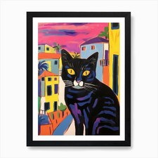 Quadro di un gatto a Sharm El