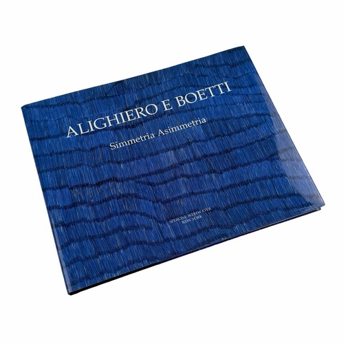 Alighiero boetti simmetria - e, :