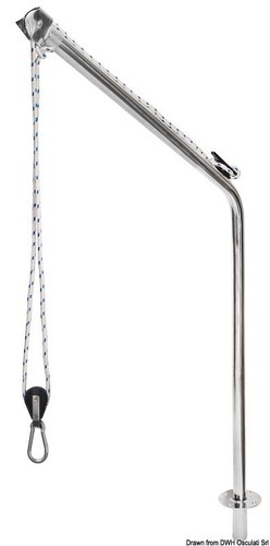 Davit acciaio inox - davit,