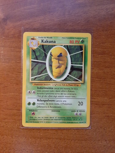 Carta pokemon kakuna - pokemon, base