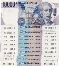 Repubblica - 10000 Lire Alessandro Volta 1994 FDS / UNC Consecutive da Mazzetta