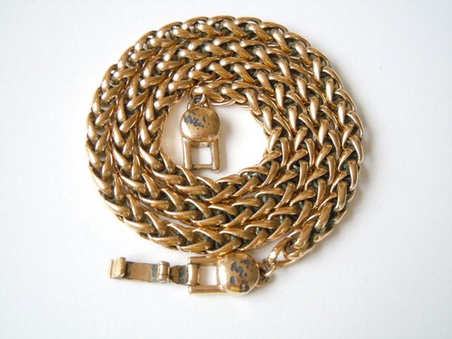 Vintage catena trecce metallo - vintage,