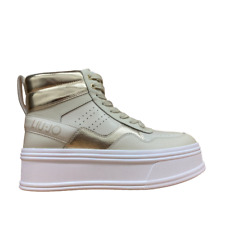 LIU•JO donna Selma sneaker mid Tumbled BF3131PX406S1176 pelle conchiglia