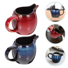  2 Pcs Dosatore Crema Lattiera Ceramica Piccolo Brocca Di Latte Versone Salsa