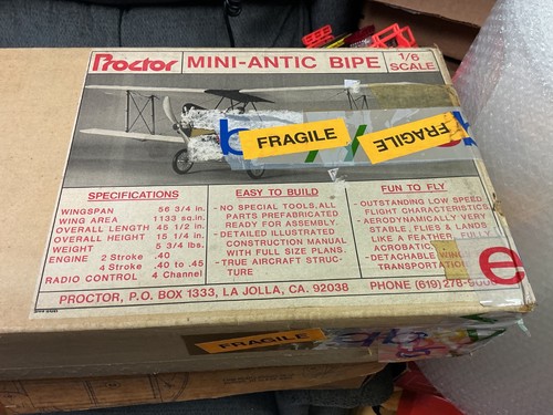 Kit aereo mini antic bipe - kit, mini-antic