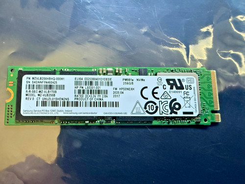 Samsung pm981a 256gb 2280 - pm981a, m.2