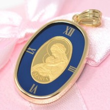 Moneta in oro Vergine Maria 24