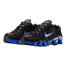 Nike Shox TL Black Racer Blue Metallic Silver sneakers uomo (CN0151-004)