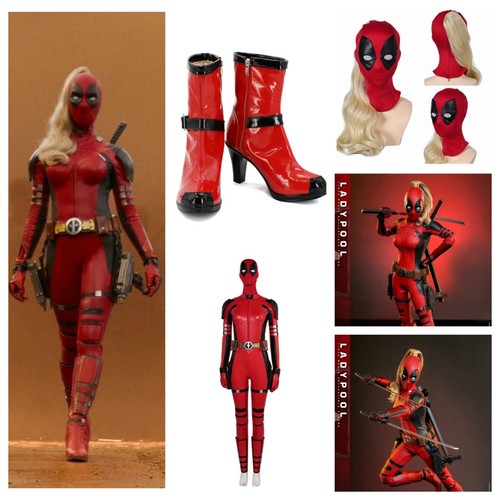 Tuta rossa cosplay deadpool - cosplay, 3