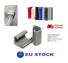 2 Pezzi Blocco Clip Grigio