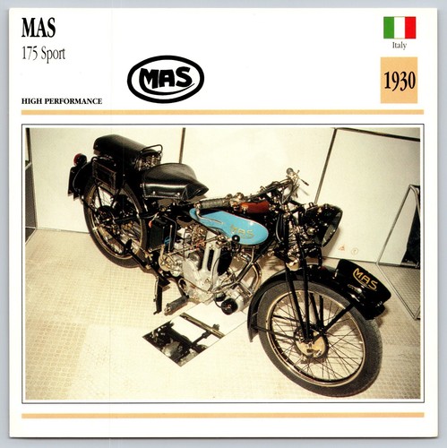 Scheda moto mas 175 sport - mas,