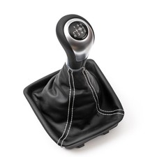 Pomello Leva del Cambio per Mercedes A B Class W176 W246 6 Marce Nero Pelle