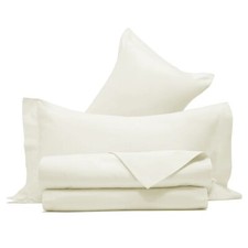 Completo matrimoniale in rasatello di puro cotone Made in Italy