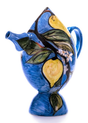 Brocca ceramica siciliana - brocca, in