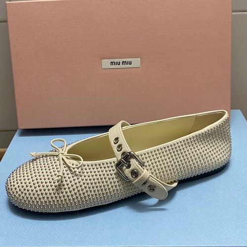 Miu ballerine vitello - ballerine, in