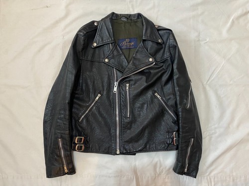 Giacca pelle biker vintage - biker,