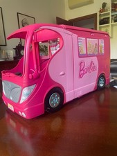 Camper di Barbie campeggio 2010 Per Ricambio O Da Riparare.