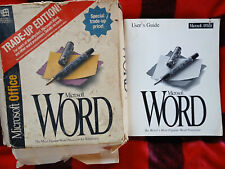 Microsoft Office Word 6.0 manuale e scatola originali NO SOFTWARE