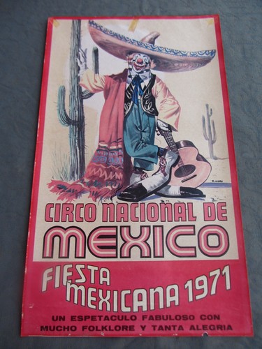 1971 locandina poster circo - locandina,